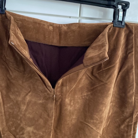 🌟LAST CHANCE 🌟 Faux Suede Brown Tassel Skirt - Picture 4 of 4